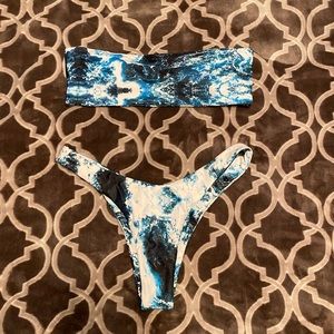 ZAFUL Ocean Bikini Set Size Small with insert cups